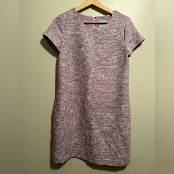 Cece Cynthia Steffe Kayte Lilac Tweed Dress - Picture 5 of 14